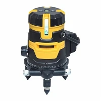 Se poate monta o nivelă laser pentru vrac pe un trepied?